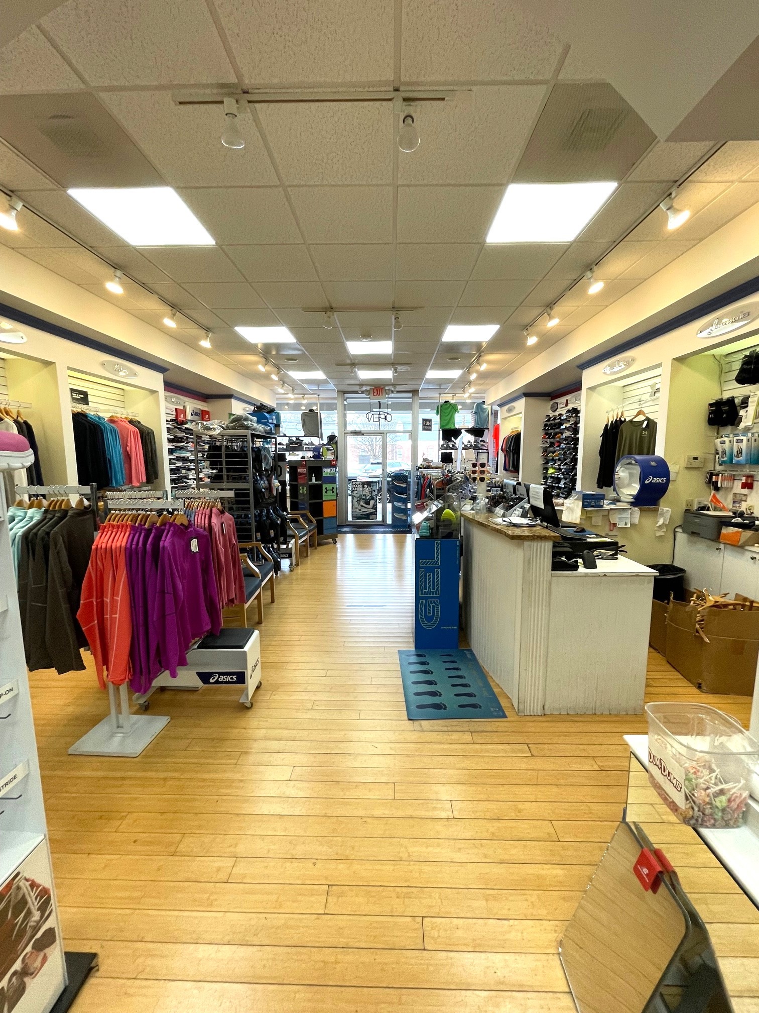 View of womens clothing